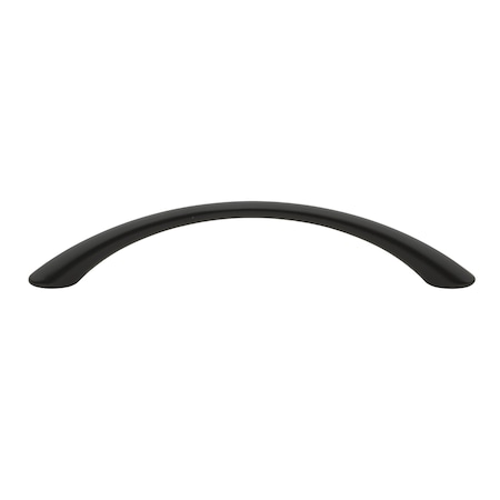 Gliderite Hardware 5 in. Center to Center Matte Black Arched Cabinet Pull - 2022-MB, 5PK 2022-MB-5